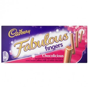 Cadbury Fabulous Fingers 110 g