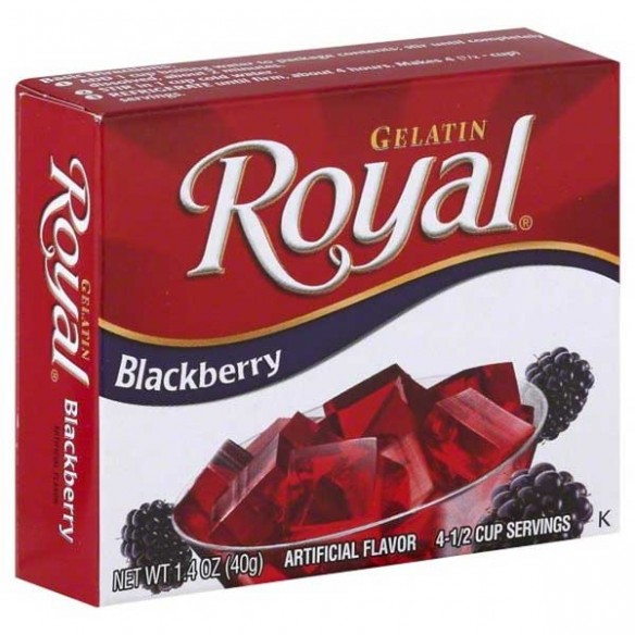 Royal Blackberry Gelatin