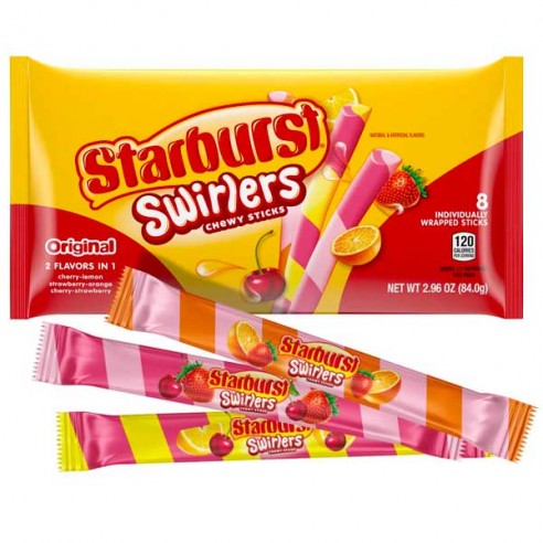 Starburst Swirlers Chewy Sticks Original