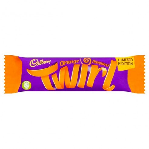 Cadbury Twirl Orange Chocolate Bar