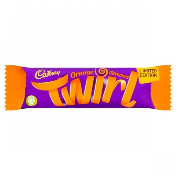 Cadbury Twirl Orange Chocolate Bar