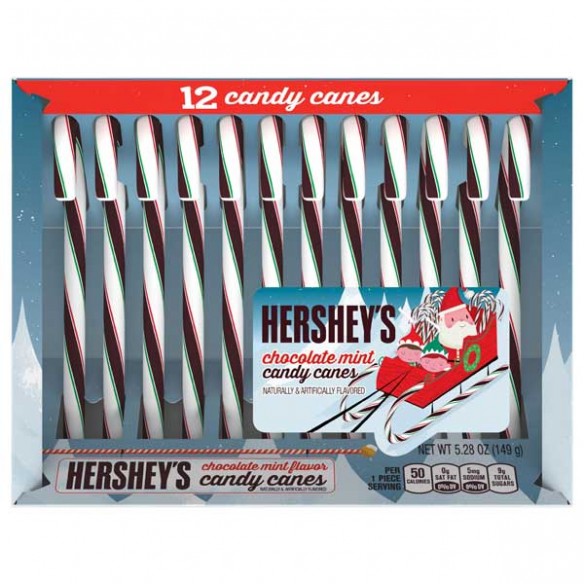 Hershey's Chocolate Mint Candy Canes