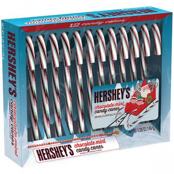 Hershey's Chocolate Mint Candy Canes