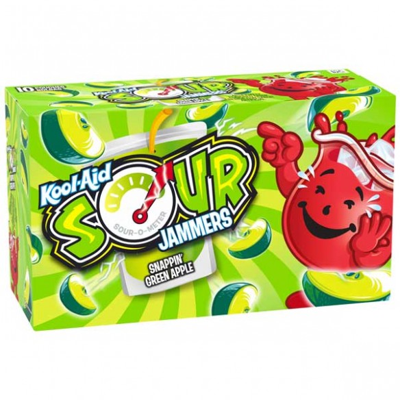 Kool Aid Jammers Sour Snappin Green Apple