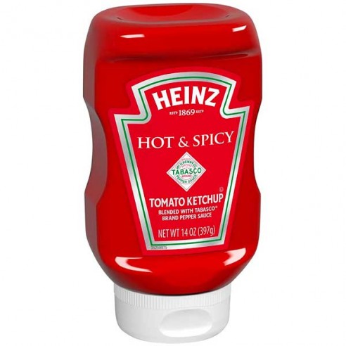 Heinz Hot & Spicy Tabasco Tomato Ketchup