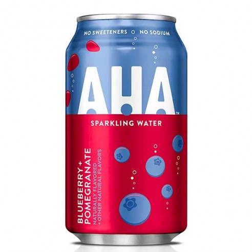 AHA Blueberry + Pomegranate Sparkling Water