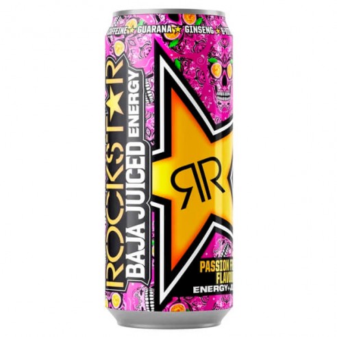 Rockstar Baja Passion Frutas flavour