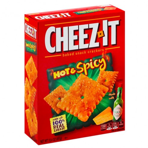 Cheez-It Hot & Spicy Baked Snack Crackers