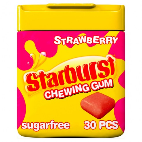 Starburst Chewing Gum Strawberry Flavour Cubes