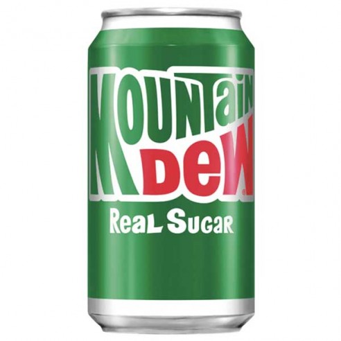 Mountain Dew Throwback Real Sugar 355 ml