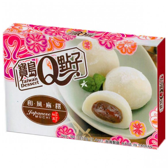 Taiwan Dessert Q He Fong Red Bean Mochi Rice Cake