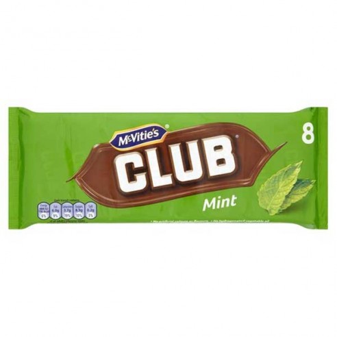 McVitie's Club Mint 6 Pack - 132 g