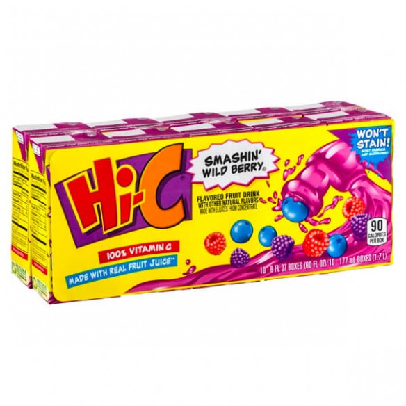 Hi-C Smashin' Wild Berry Fruit Drink