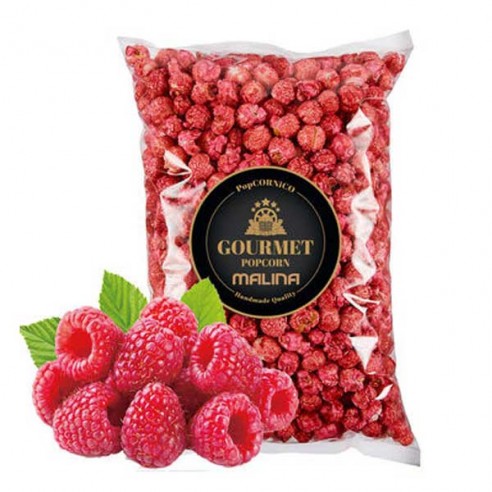 Gourmet Popcorn Malina Raspberry Handmade Quality