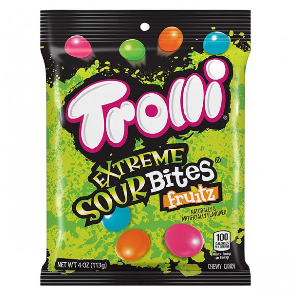 Trolli Extreme Sour Bites Fruitz Bag