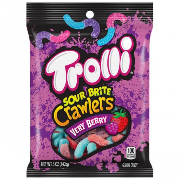Trolli Sour Brite Crawlers Very Berry