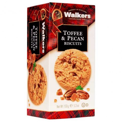 Walkers Toffee & Pecan Biscuits