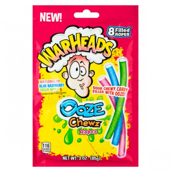 Warheads Ooze Chewz Ropes