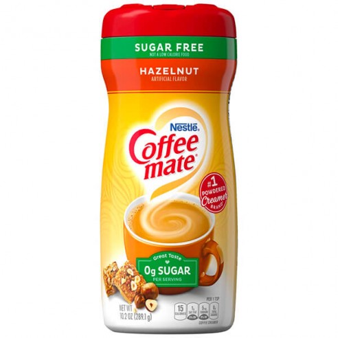 Coffee Mate Sugar Free Hazelnut Coffee Creamer