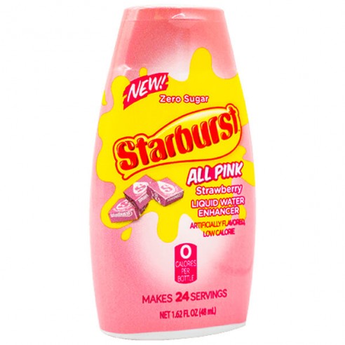 Starburst Liquid Water Enhancer All Pink Strawberry