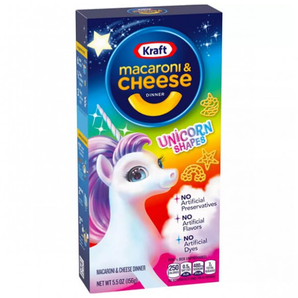 Kraft Macaroni & Cheese Unicorn Shapes