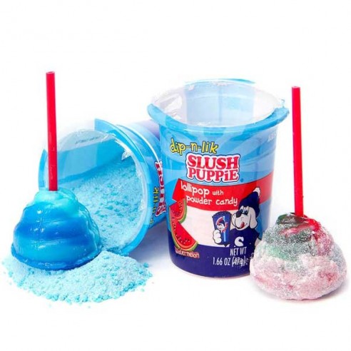 Slush Puppie Dip-N-Lik Lollipop Powder Candy