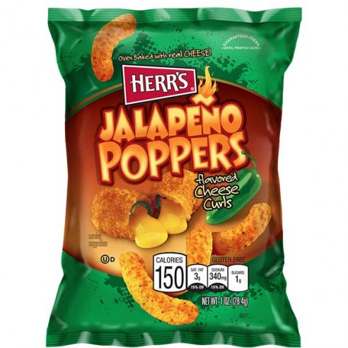 Herr's Jalapeno Flavored Cheese Curls