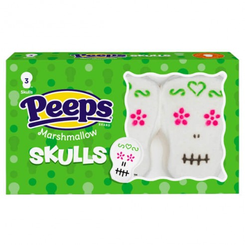 Peeps Marshmallow Skulls
