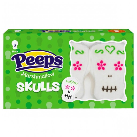 Peeps Marshmallow Skulls