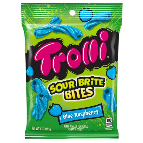 Trolli Blue Raspberry Sour Brite Bites