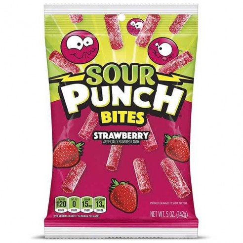 Sour Punch Bites Strawberry