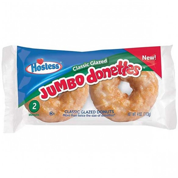 Hostess Classic Glazed Jumbo Donettes