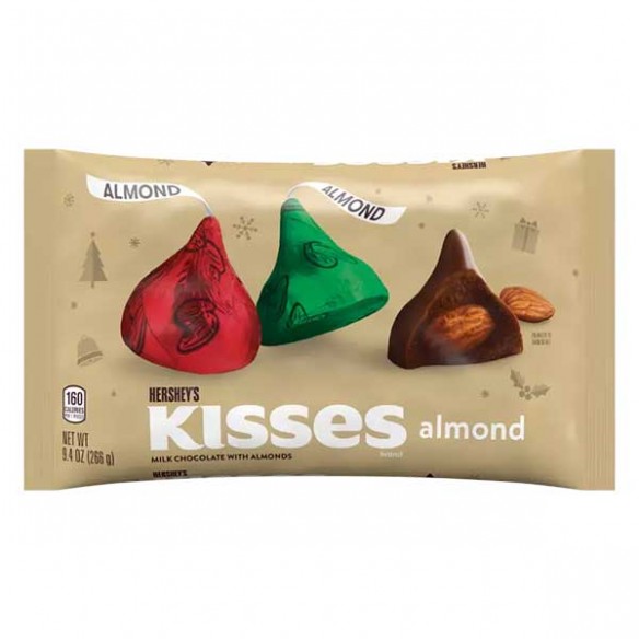 Hershey's Kisses Almonds Christmas Colours