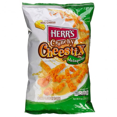 Herr's Crunchy Cheestix Jalapeno