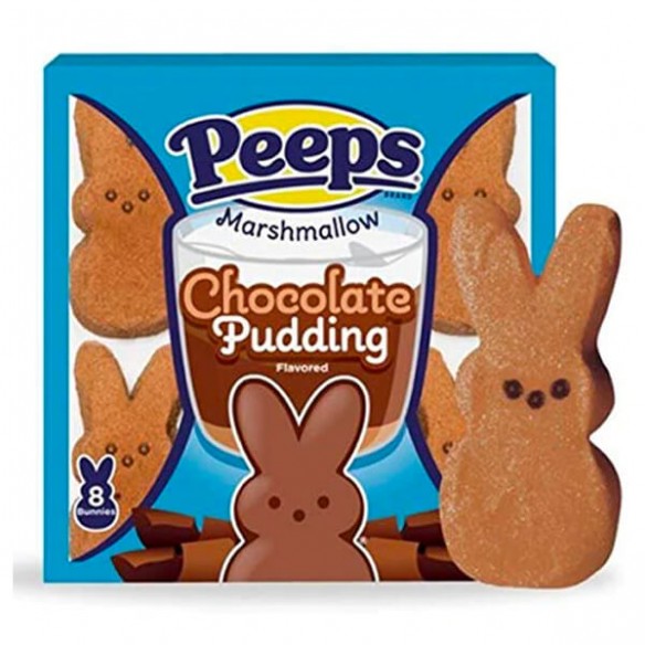 Peeps Chocolate Pudding Bunnies