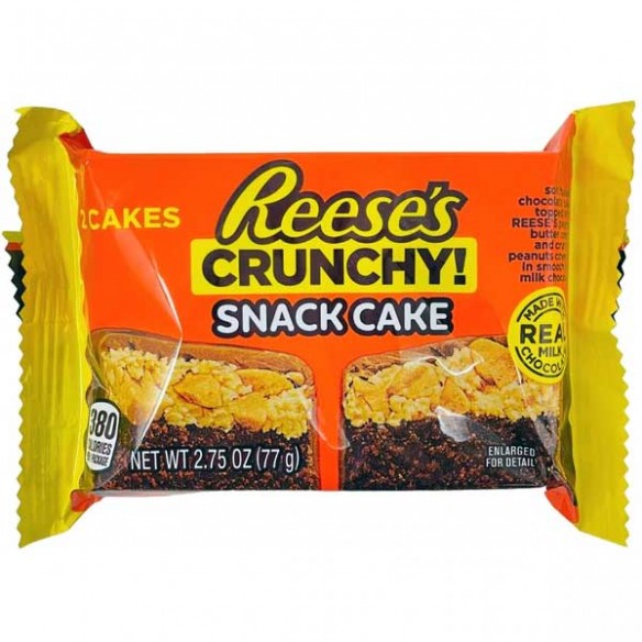 Reese's Crunchy Snack Cake 2 Cakes