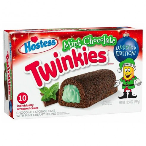Hostess Twinkies Mint Chocolate Sponge Cake