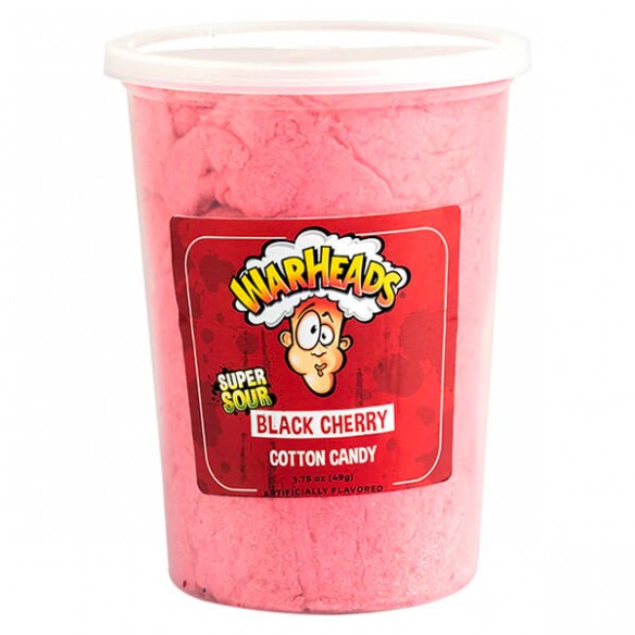 Warheads Black Cherry Cotton Candy