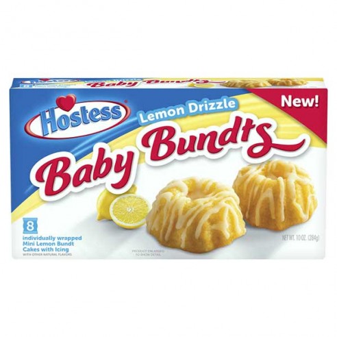 Hostess Baby Bundts Lemon Drizzle