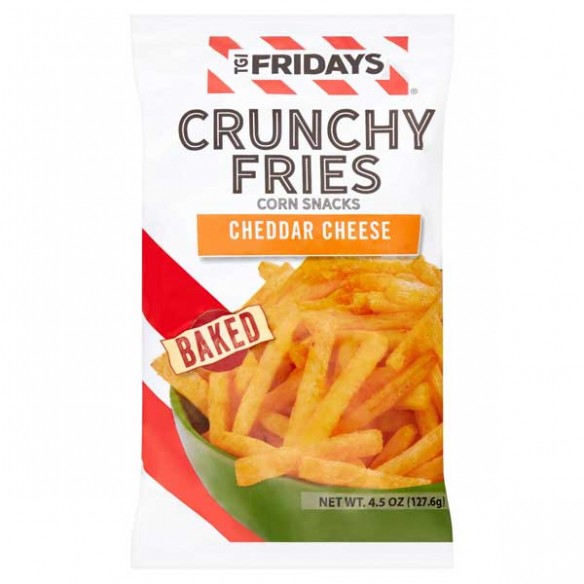 TGI Friday's Crunchy Fries Cheddar Cheese Corn Snacks