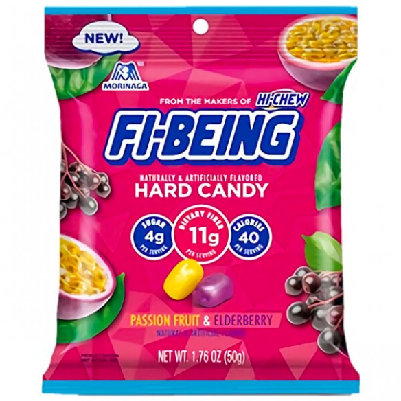 Hi-Chew FI-Being Passion Fruit & Elderberry Hard Candy