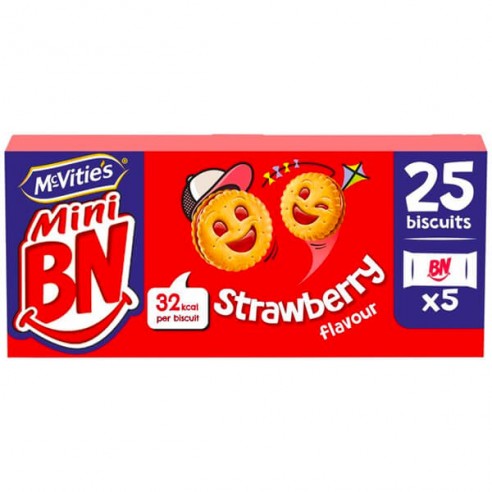 McVitie's Mini BN Strawberry Biscuits