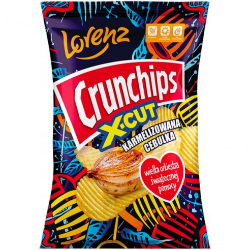 Crunchips X-Cut Karmelizowana Cebulka