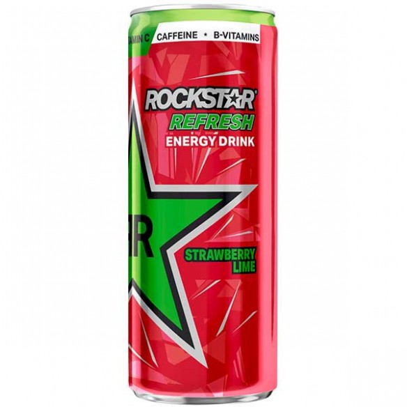 Rockstar Refresh Strawberry Lime Energy Drink