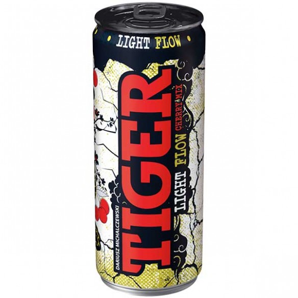 TIGER Light Flow Cherry Mix Energy Drink