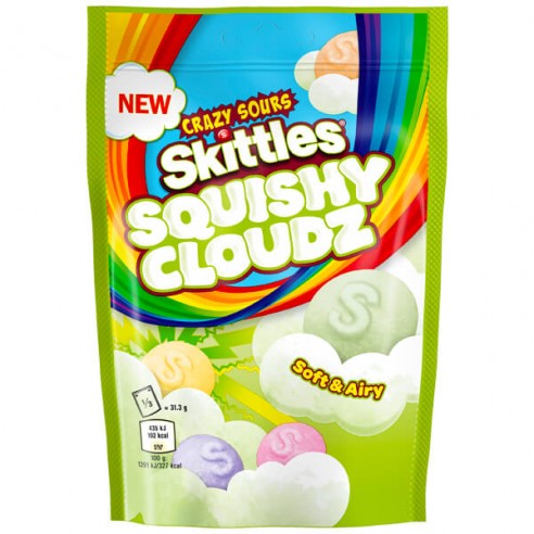 Skittles Squishy Cloudz Sours Crazy Sours