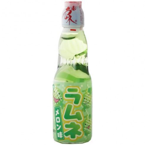 Hatakosen Melon Ramune Soda 200 ml
