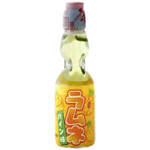 Hatakosen Pineapple Ramune Soda 200 ml