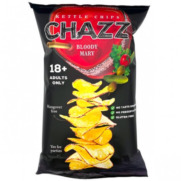 Chazz Kettle Chips Bloosy Mary 18+ Adults Only