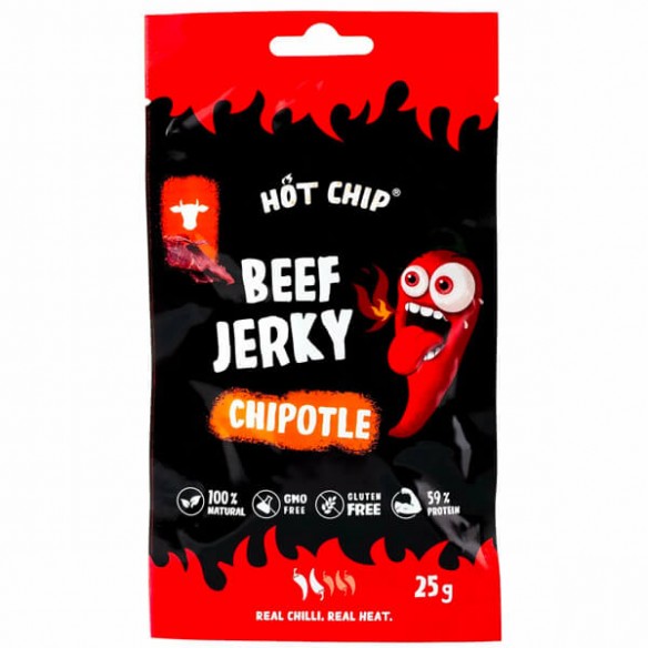 Hot Chip Beef Jerky Chipotle